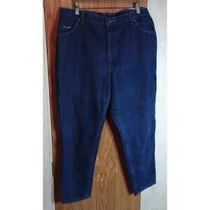 Vntg Lee USA-Made High Rise Tapered Jeans 38x28 20P Union Tag Quietlux Heritage